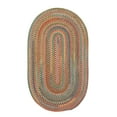 thumbnail image 1 of "Capel Rugs American Heritage Braided Oval Area Rug - 36" x 5' in Cinnamon | Traditional Indoor Living Room Rug", 1 of 5