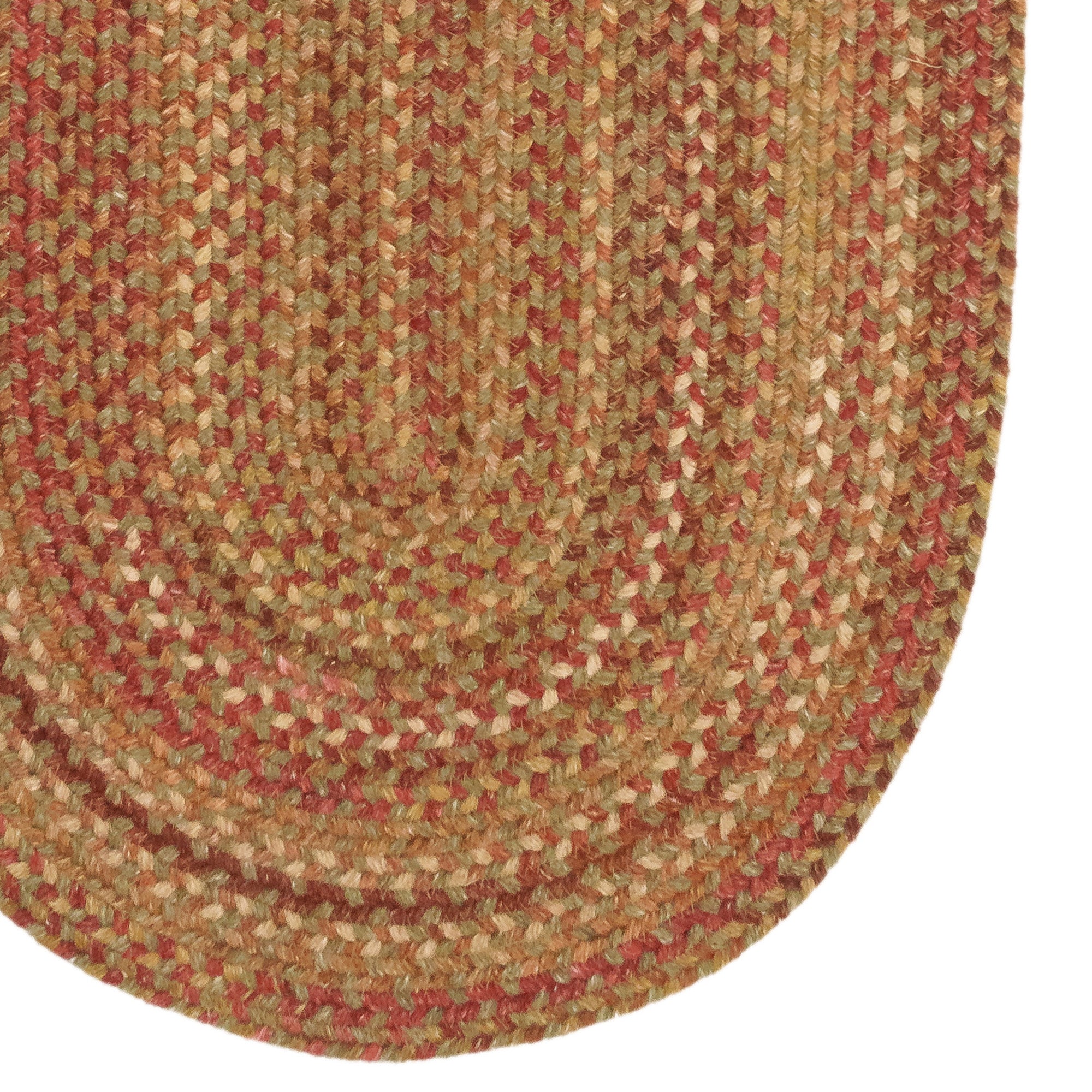 Capel Rugs American Heritage Foliage 2' 0" X 8' 0" Runner Oval Braided