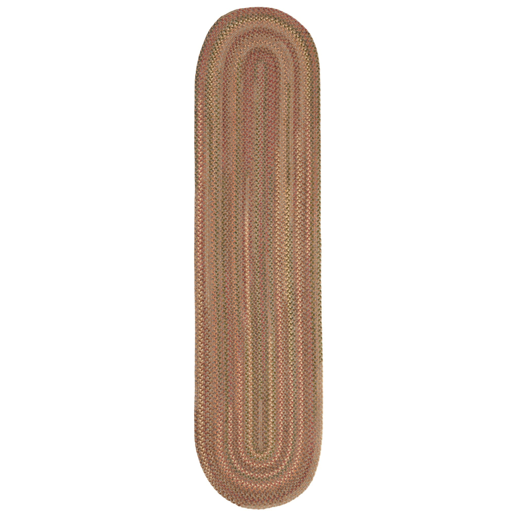 Capel Rugs American Heritage Moss Multi 2' 0" X 6' 0" Runner Oval