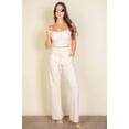 thumbnail image 1 of Capella Casual Bustier Cami Top & Straight Pants Set - Rosa Apparel, 1 of 11