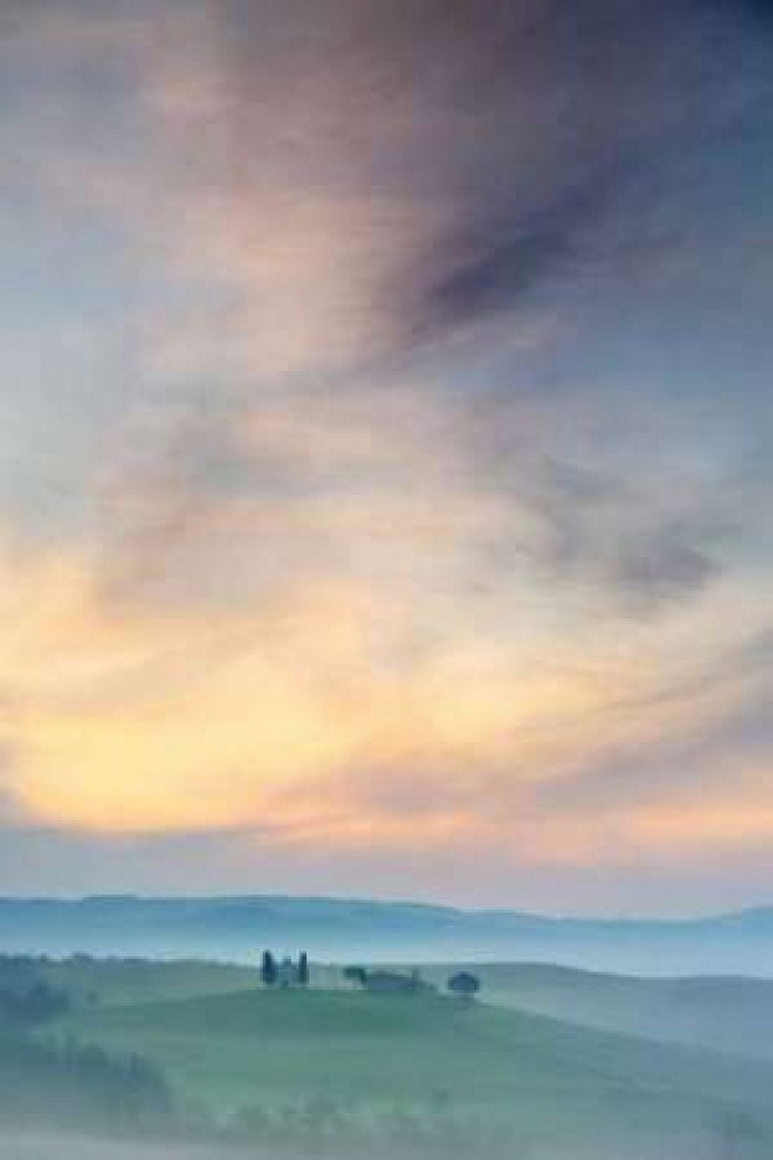 Capella di Vitaleta at Dawn Tuscany II Canvas Art - Andy Mumford (24 x 36)