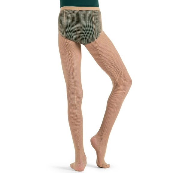 Capezio Classic Fishnet Tight w/ Seams - Girls