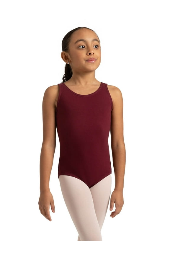 High-Neck Tank Leotard - Girls