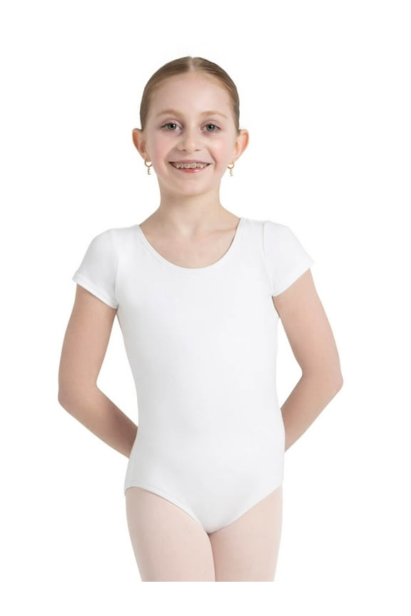 Short Sleeve Leotard - Girls