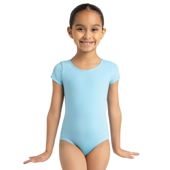 Capezio Team Basics Short Sleeve Leotard - Girls