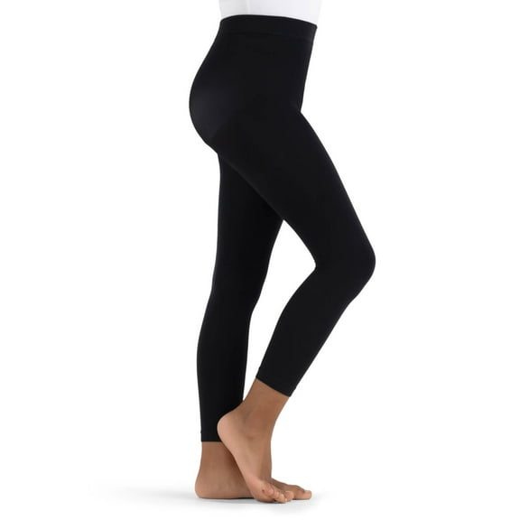Capezio Footless Tight w Self Knit Waist Band - Girls