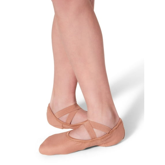 Capezio Hanami® Canvas Ballet Shoe - Child | Light Suntan - Girls