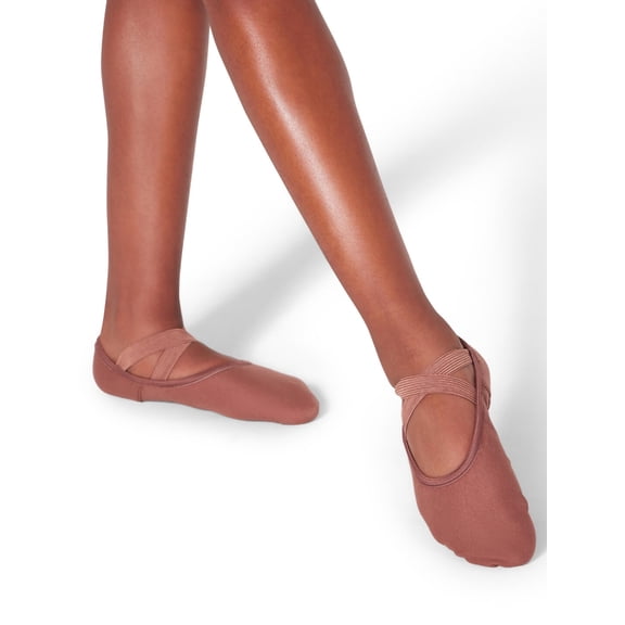 Capezio Hanami® Canvas Ballet Shoe - Child | Mocha - Girls