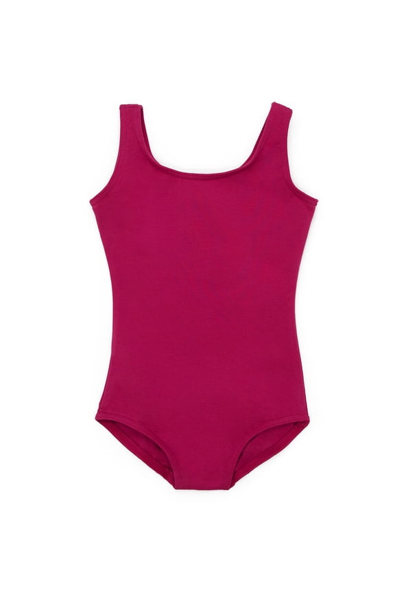 High-Neck Tank Leotard - Girls