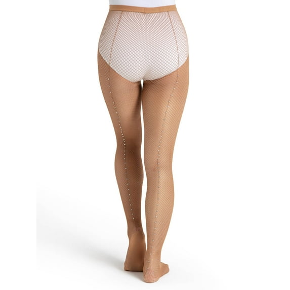 Capezio Professional Rhinestone Fishnet Tight