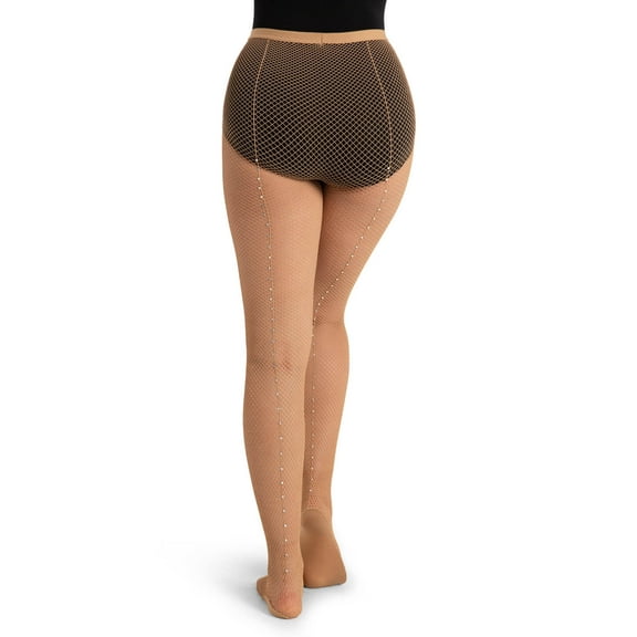 Capezio Professional Rhinestone Fishnet Tight