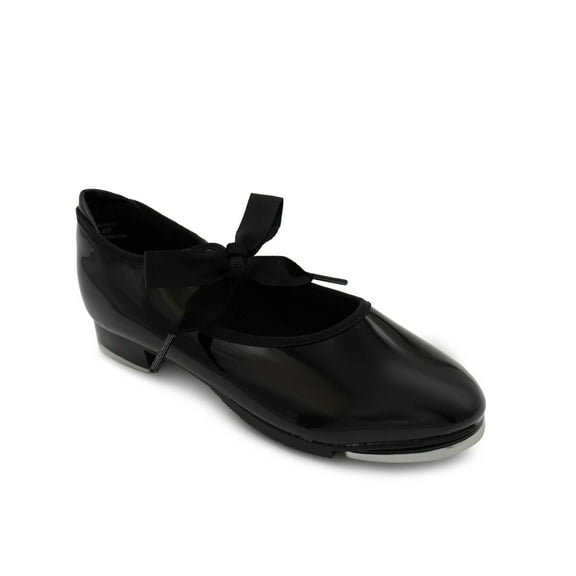 Capezio Shuffle Tap Shoe - Child | Black Patent - Girls
