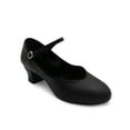 thumbnail image 1 of Capezio Suede Sole Jr. Footlight Character Shoe, 1 of 5