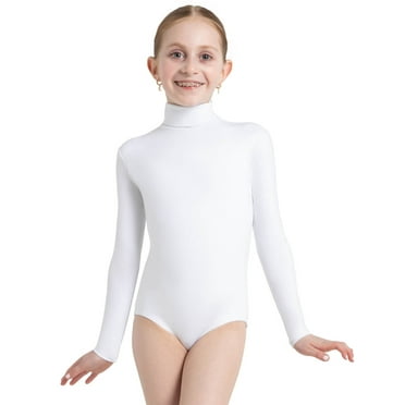 Capezio Long Sleeve Turtleneck Leotard w/ Snaps - Girls