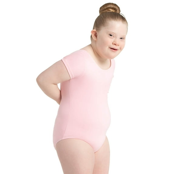 Capezio Team Basics Short Sleeve Leotard - Girls
