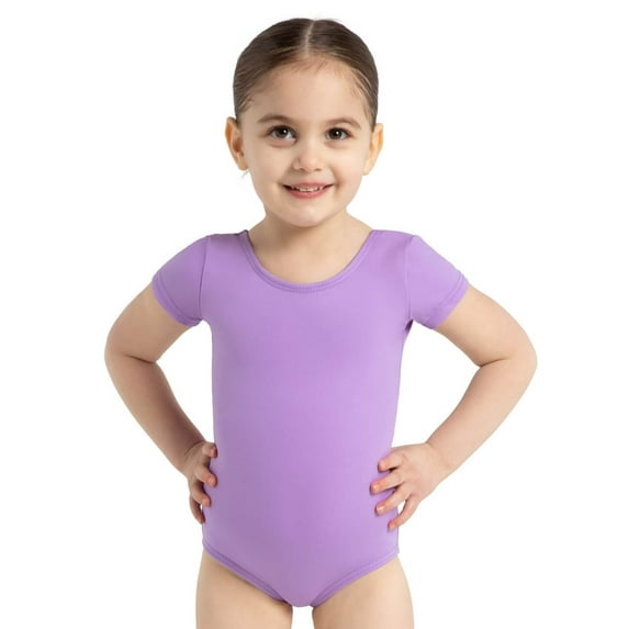 Capezio Team Basics Short Sleeve Leotard - Girls