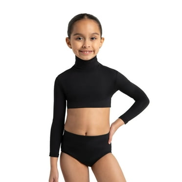 Capezio Turtleneck Long Sleeve Top - Girls