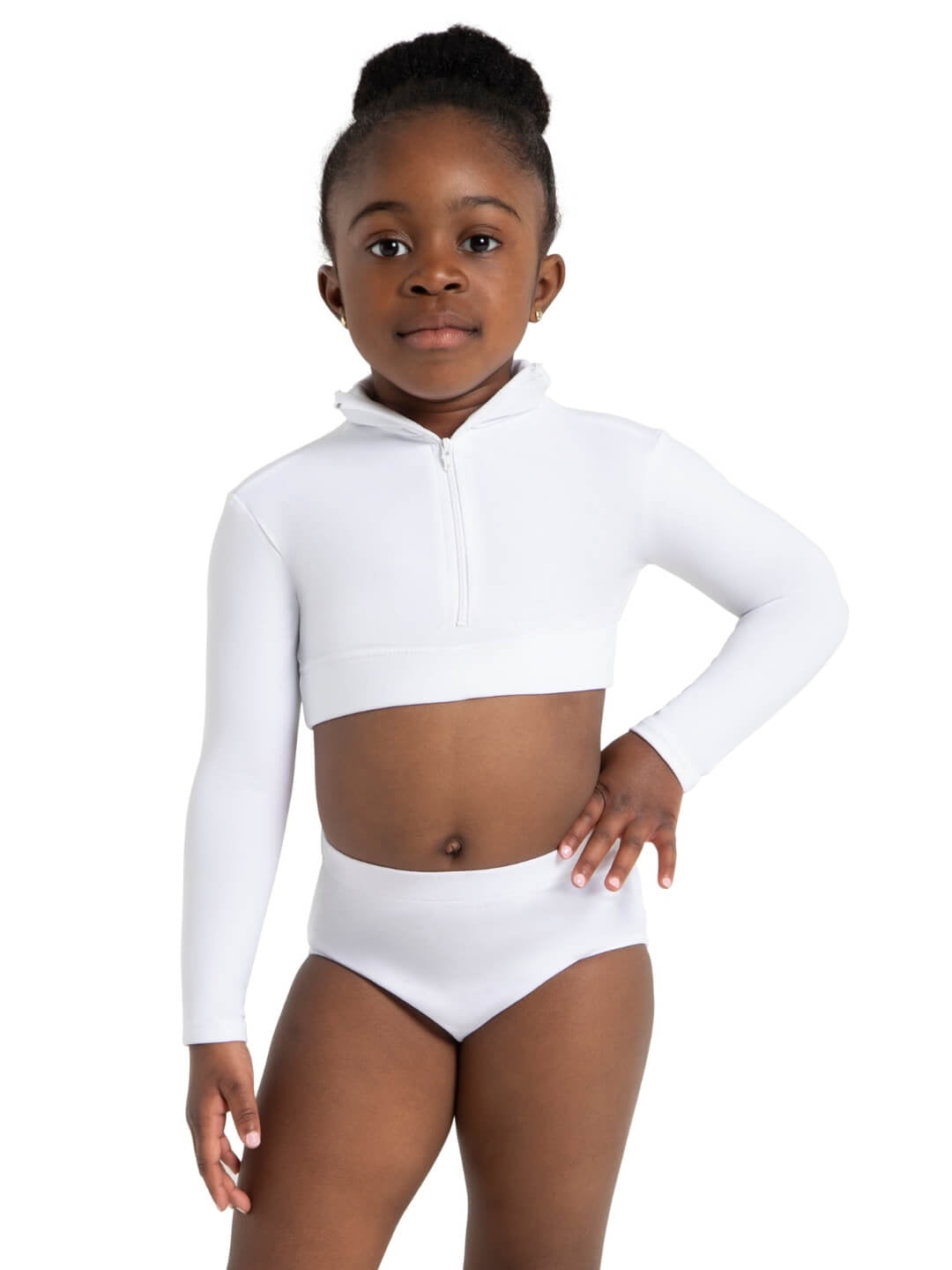 Capezio Turtleneck Long Sleeve Top - Girls - Walmart.com