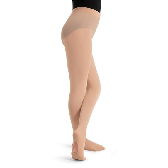 Capezio Ultra Soft Self Knit Waistband Transition® Tight - Girls