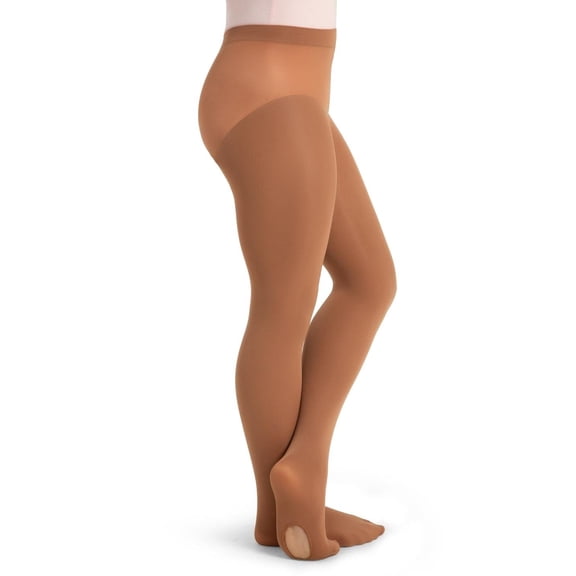 Capezio Ultra Soft Self Knit Waistband Transition® Tight - Girls