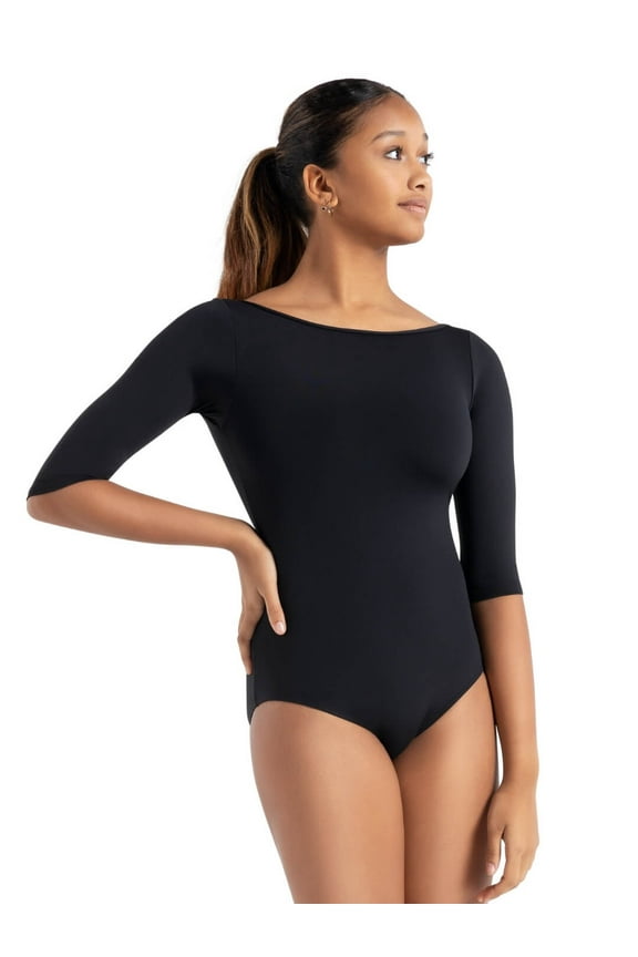 Boatneck 3/4 Sleeve Leotard
