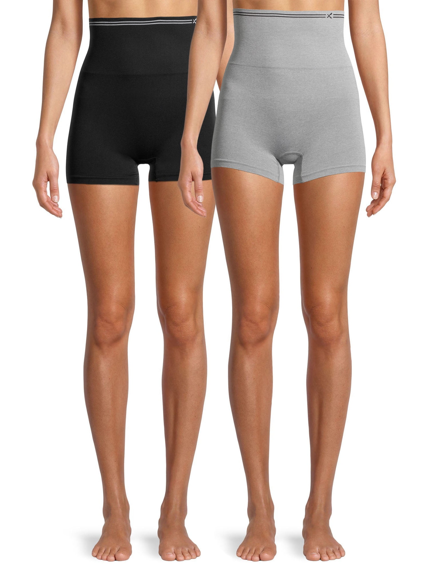 Capezio Women's Valarie Shaping Shorts, 2Pack