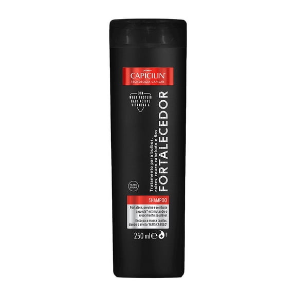 Capicilin - Linha Fortalecedor - Shampoo 250 ML - (Strengthener Collection - Shampoo 8.45 Fl oz)