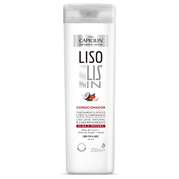 Capicilin - Linha Liso Lis In - Condicionador 250 Ml - (Smooth Lis In Collection - Conditioner 8.45 Fl Oz)