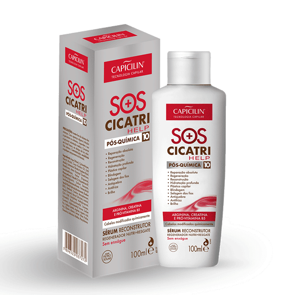 Capicilin - Linha SOS Cicatri Help - Serum 100 Ml - (SOS Cicatri Help Collection - Serum 3.38 Fl Oz)