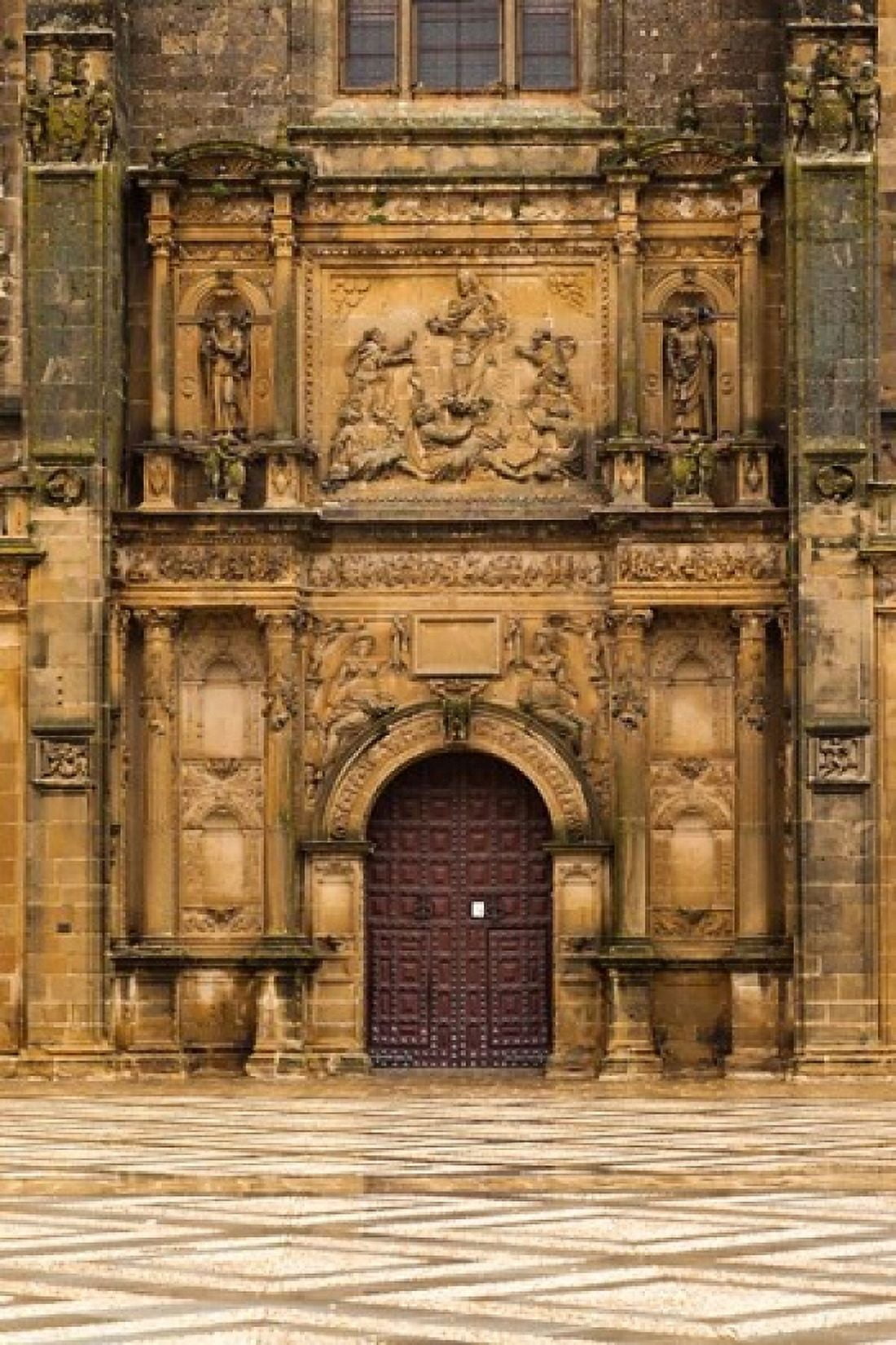 Capilla de El Salvador Chapel Ubeda Spain Canvas Art - Walter Bibikow DanitaDelimont (25 x 38)