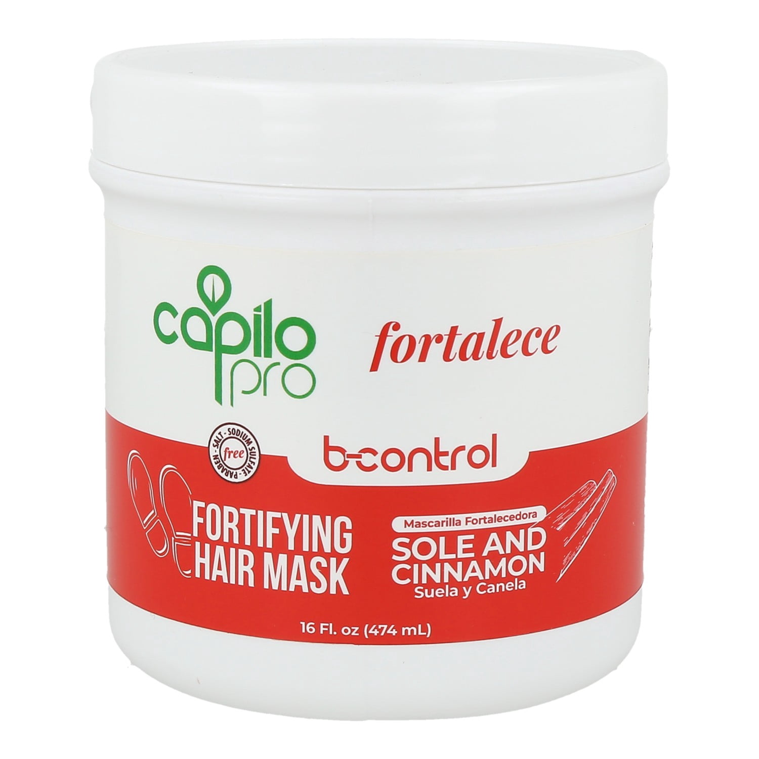 Capilo Pro B-Control Hair Conditioning and Moisturizing Mask, All Hair Types, 16 oz