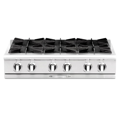 Capital 36"" Gas Range Top 6 Burners NG