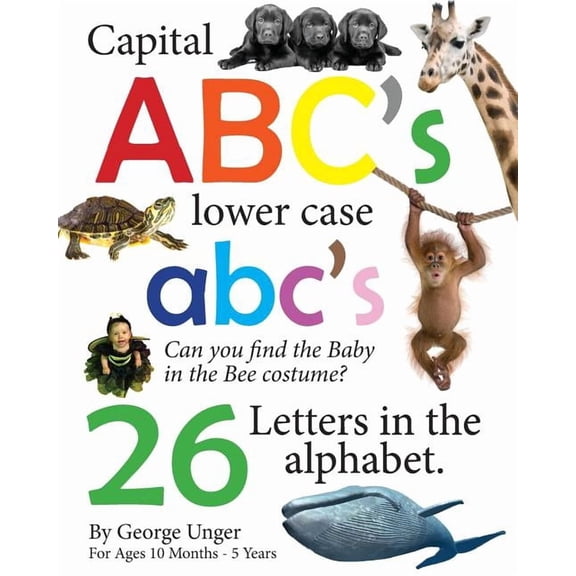 Capital ABC's lower case abc's 26 Letters in the alphabet, (Paperback)
