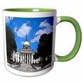 thumbnail image 1 of 3drose, Capital Building in Montgomery, Alabama in Cartoon Style, 15oz Two-tone Green Mug, 1 of 6