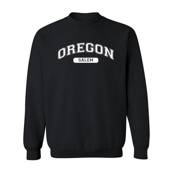 Capital City Of Oregon. Men Sweatshirt, Male 4X-Large