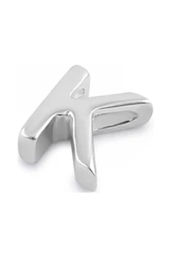 Capital K Initial Letter Personalized Tiny 925 Sterling Silver Mother's Day Gift Pendant Jewelry