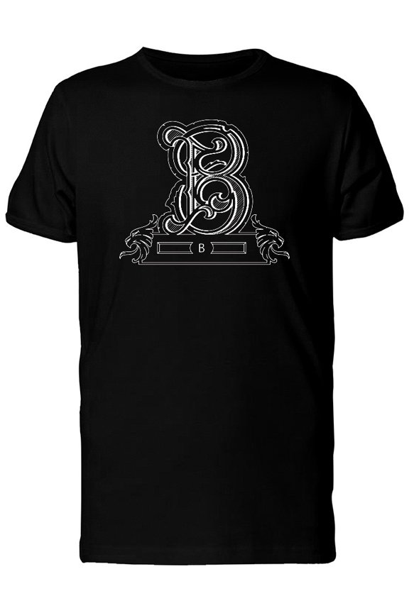 Capital Letter B T-Shirt Men -Image by Shutterstock, Male Small
