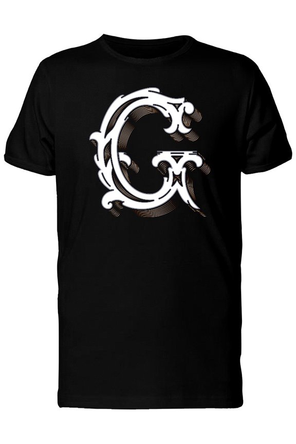 Capital Letter G T-Shirt Men -Image by Shutterstock, Male Medium