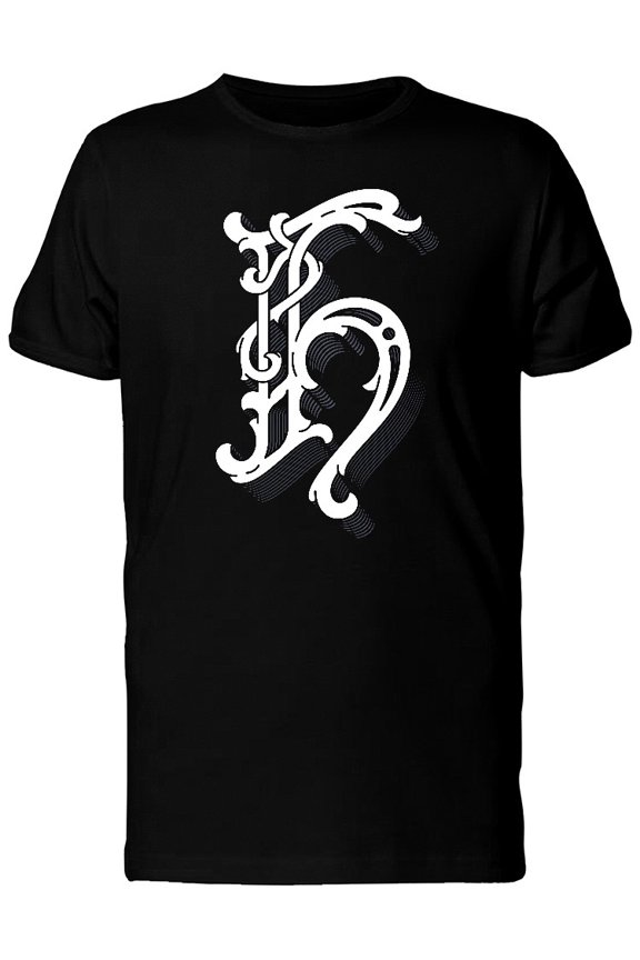 Capital Letter H T-Shirt Men -Image by Shutterstock, Male XX-Large