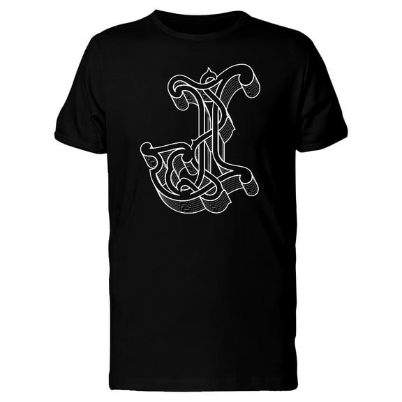 Capital Letter J T-Shirt Men -Image by Shutterstock, Male Medium