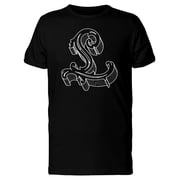 Capital Letter L T-Shirt Men -Image by Shutterstock, Male 3X-Large
