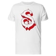 thumbnail image 1 of Capital Letter S White Red Tee Men's -Image by Shutterstock, 1 of 2