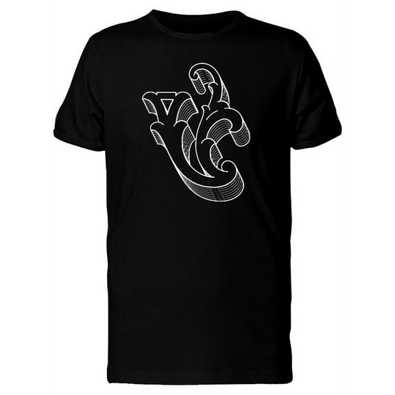 Capital Letter V T-Shirt Men -Image by Shutterstock, Male Small