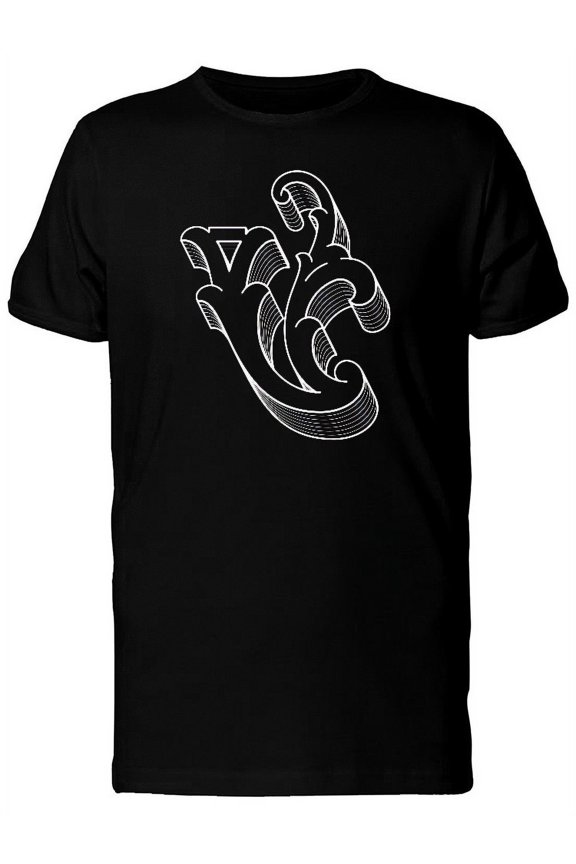 Capital Letter V T-Shirt Men -Image by Shutterstock, Male Small