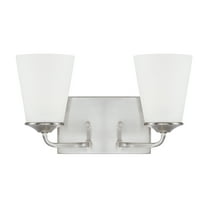 Capital Lighting 114121-331 Braylon 2 Light 14" Wide Bathroom Vanity Light - Nickel
