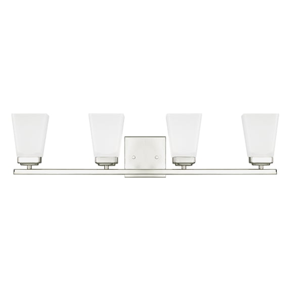 Capital Lighting 114441PN-334 Baxley 4 Light 31" Wide Bathroom Vanity Light - Nickel