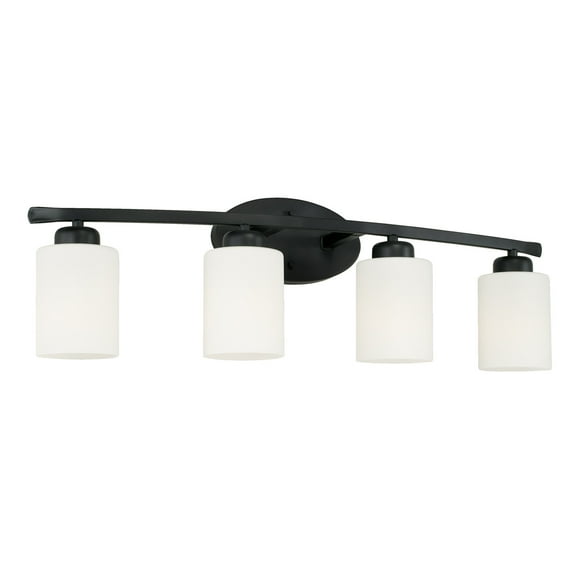 Capital Lighting 115241-338 Dixon 4 Light 29" Wide Bathroom Vanity Light - Black