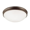 thumbnail image 1 of 12 Inch 2 Light Flush Mount In Modern Style 12 High By 3.5 Wide-Oil Rubbed Bronze Finish Capital Lighting 2032Or, 1 of 4
