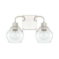 Capital Lighting 120021-426 Tanner 2 Light 15" Wide Bathroom Vanity Light - Nickel