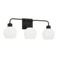 thumbnail image 1 of Capital Lighting 120031MB-540 Tanner 3 Light 25" Wide Vanity Light - Black, 1 of 6